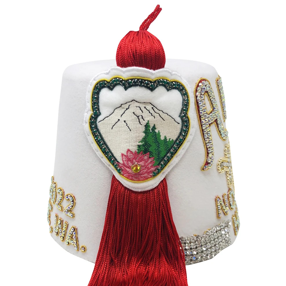 Custom Masonic Fezzes Fully Customized Shriner Hat Hight Quality 2022