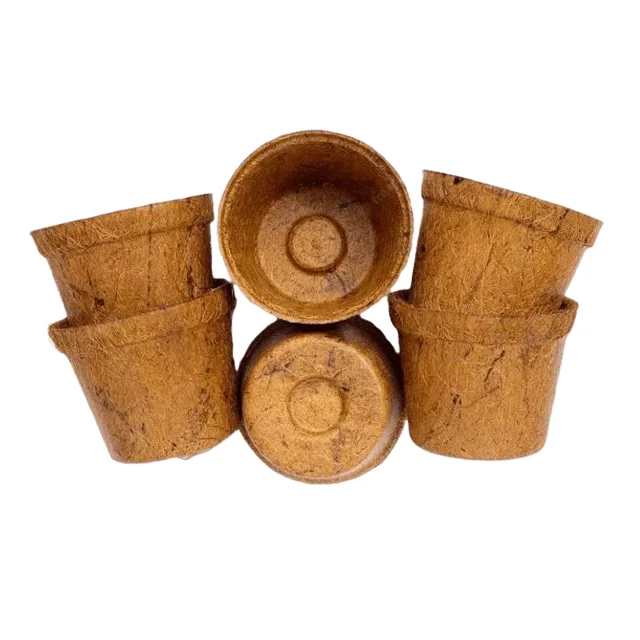 Buy Pure Naturally Coir Made Coir Pots With Customized Size For Home