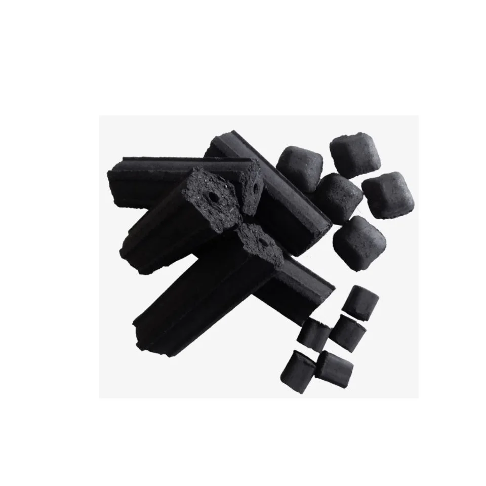 High Quality Chemical Free Hexagon Bbq Shape Sawdust Briquette Charcoal