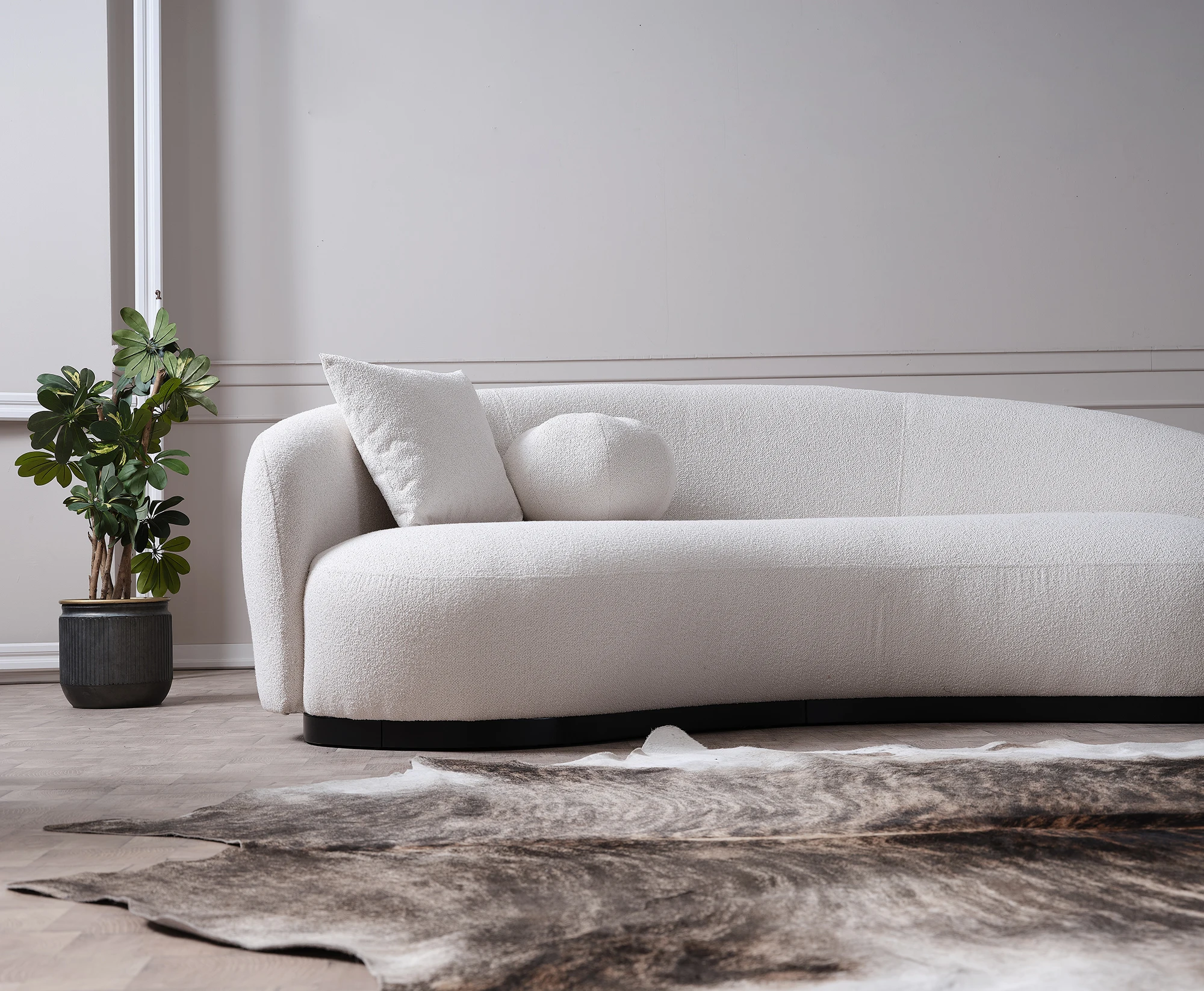 Serhat Home New Moon Sofa New Model European Contemporary Moon Shaped