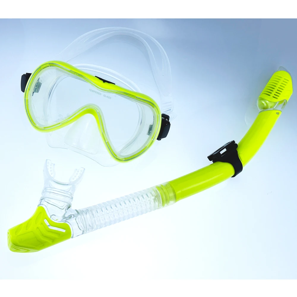 2023 Full Face Dive Masked With Full Dry Snorkel Tube For Diving