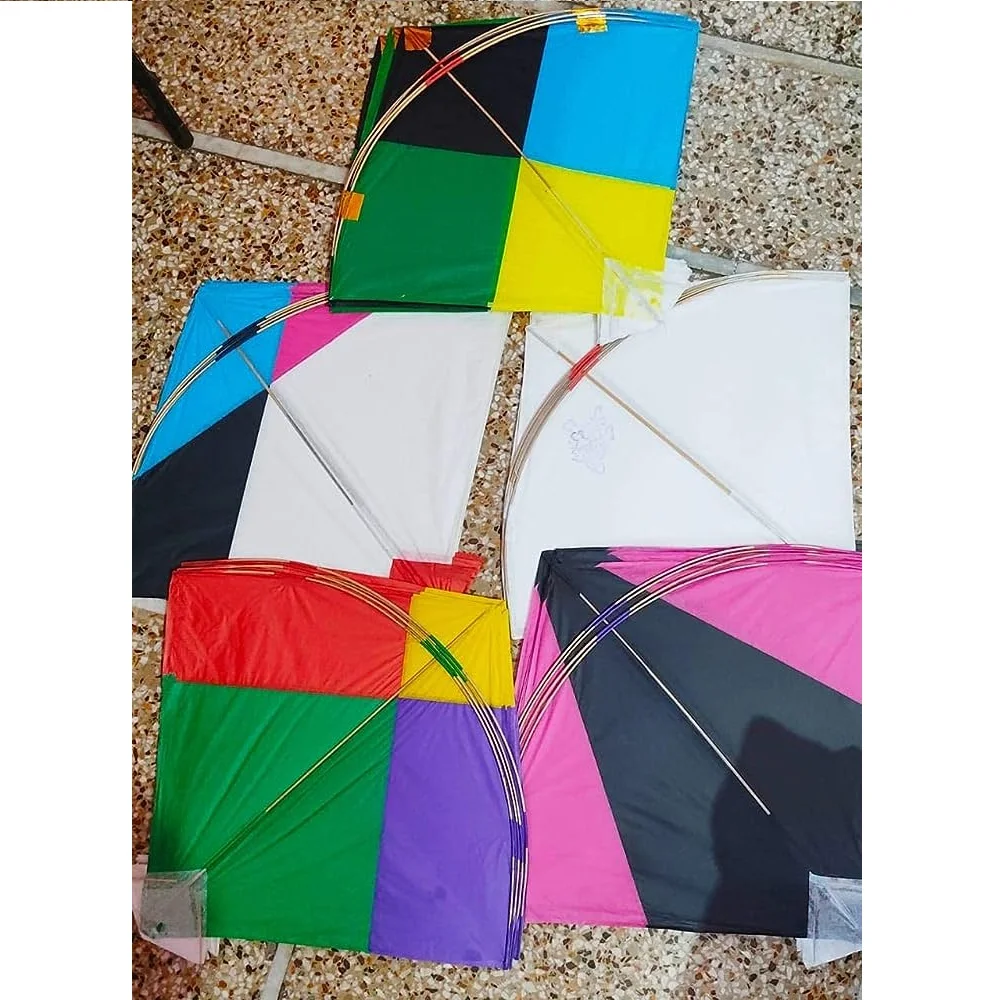 Traditional Paper Kite Patang Large Size,Multi Color Indian Hand Craft ...