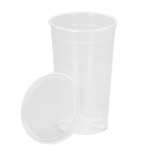 High Quality Box Packaging Plastic Recyclable Jar 350 Ml For Every Use Private Label Clear 0020