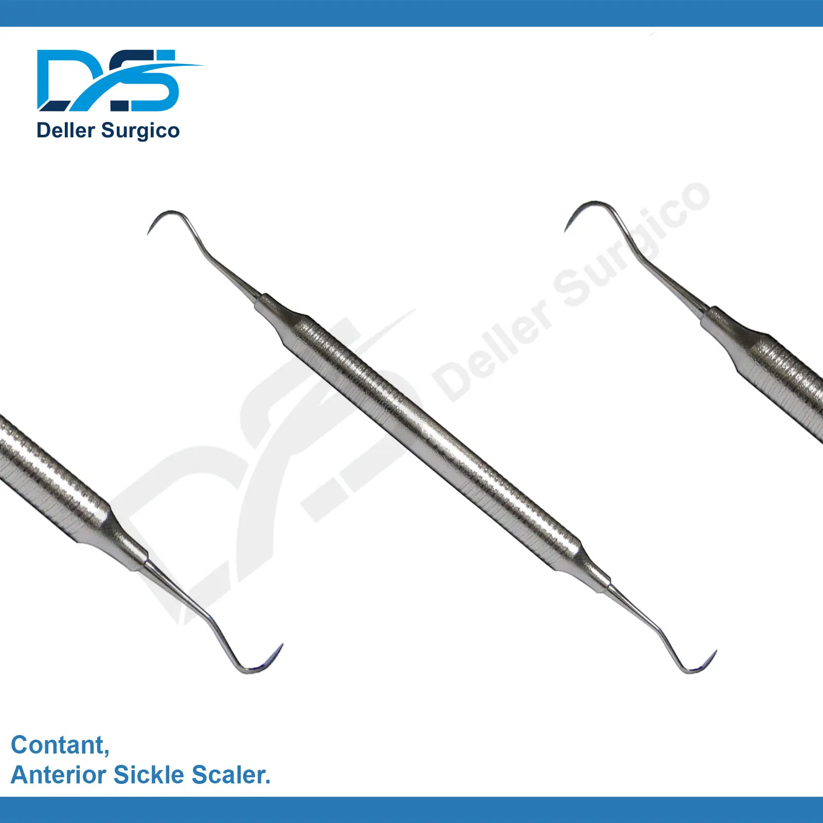 Anterior Sickle Scaler Ended Periodontal Instruments Dental Curettes ...