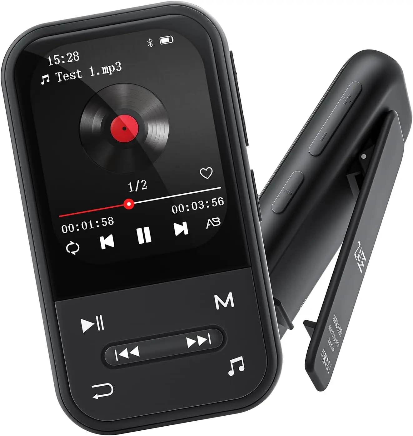 128GB MP3 Player Clip