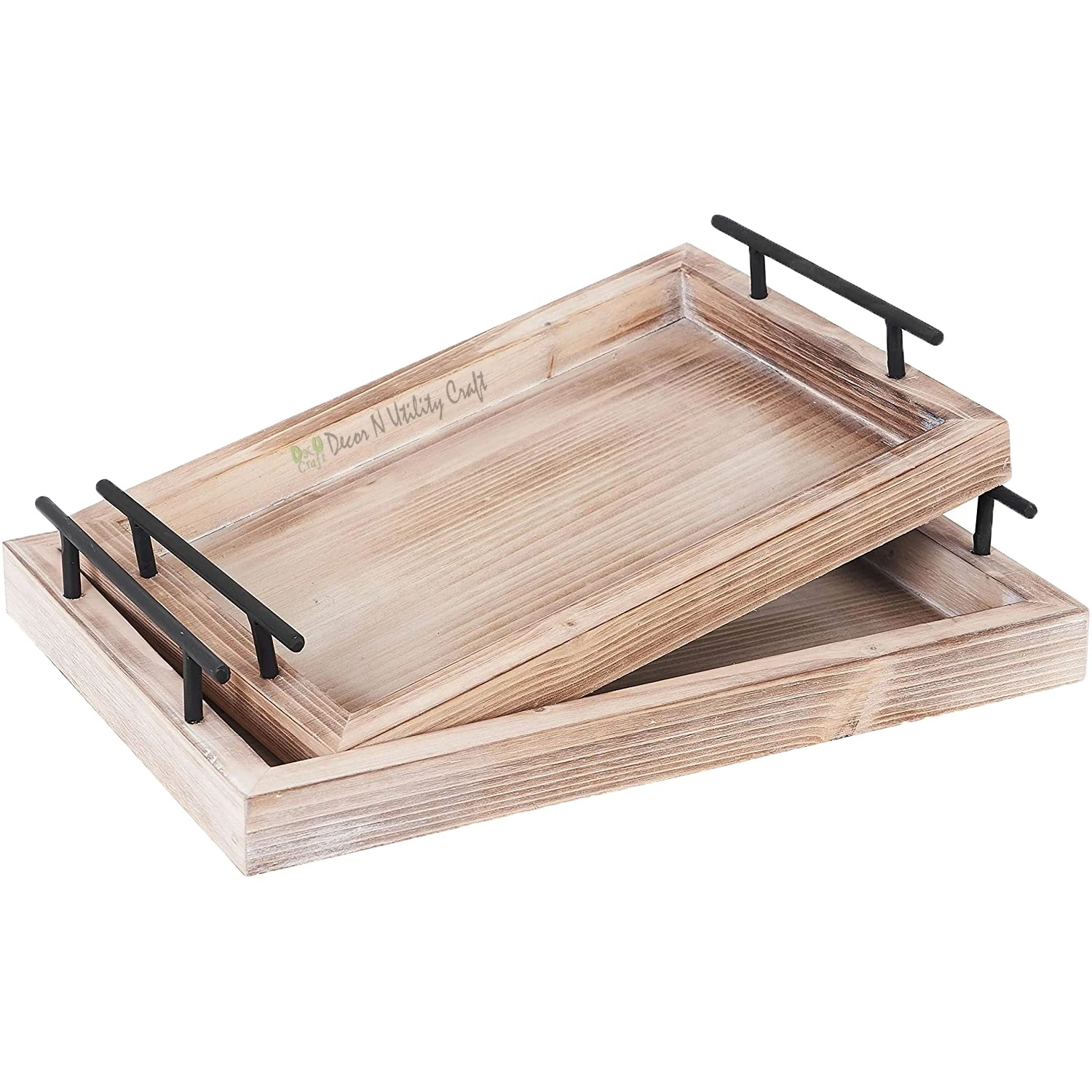 Wooden Serving Tray For Hotels And Restaurants With Premium Quality
