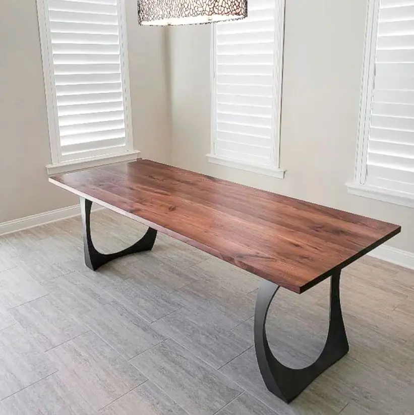 Furniture Wholesalers Living Room Custom Rustic Wood Tea Table Metal