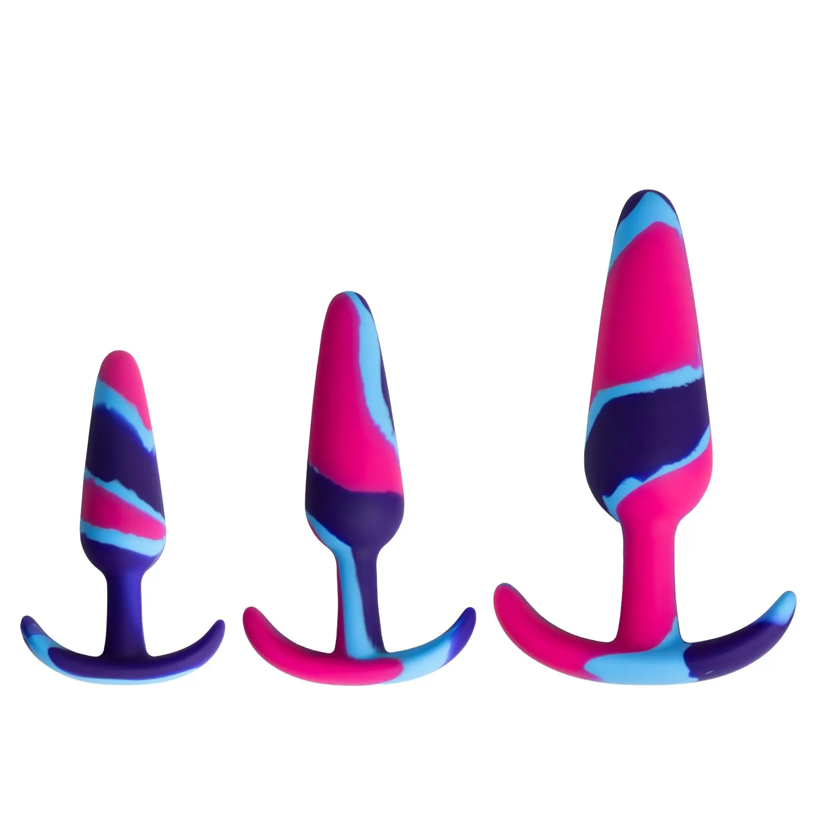 3PCS Silicone Butt Plug Set