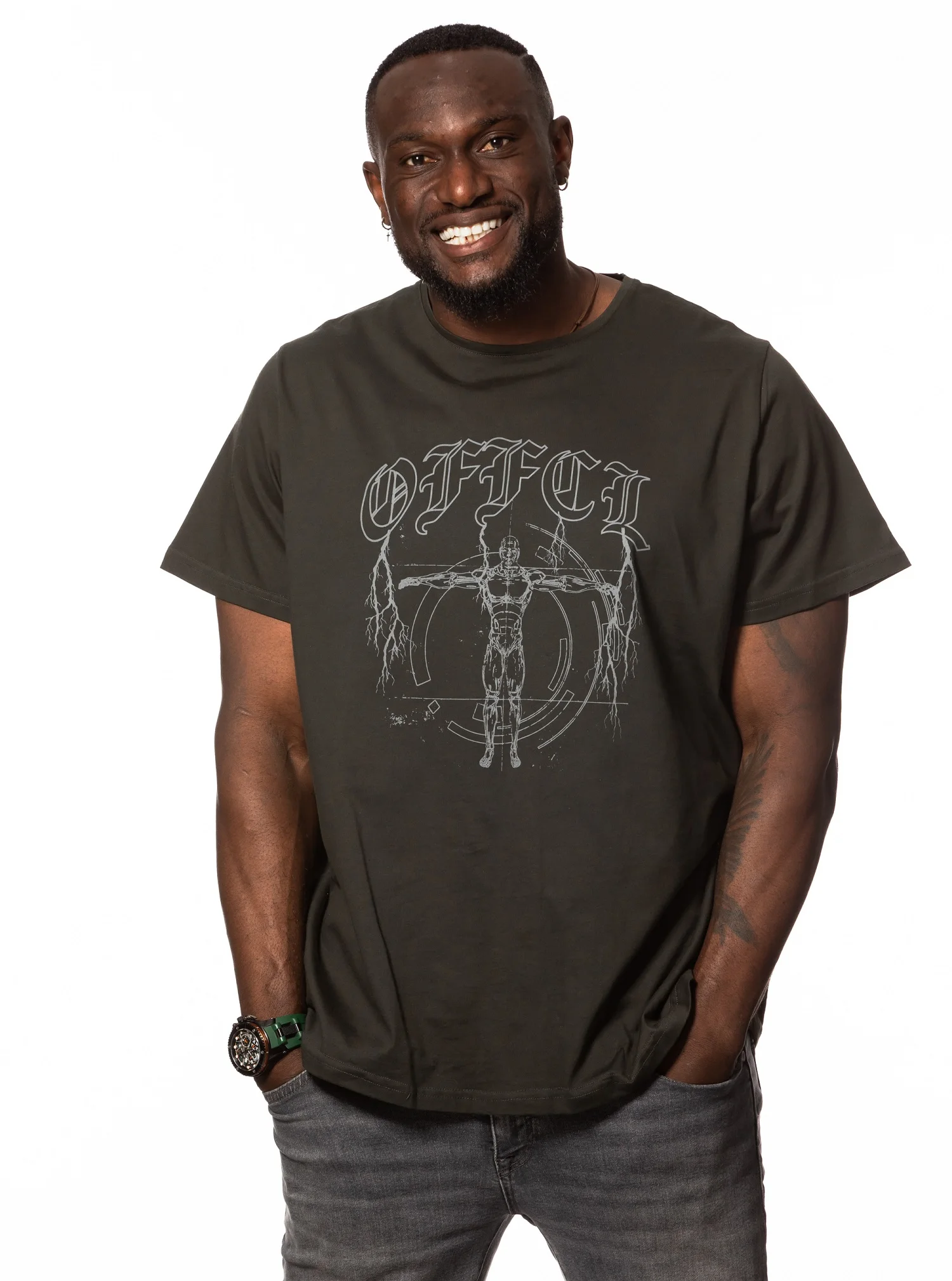 mens thick cotton t shirts