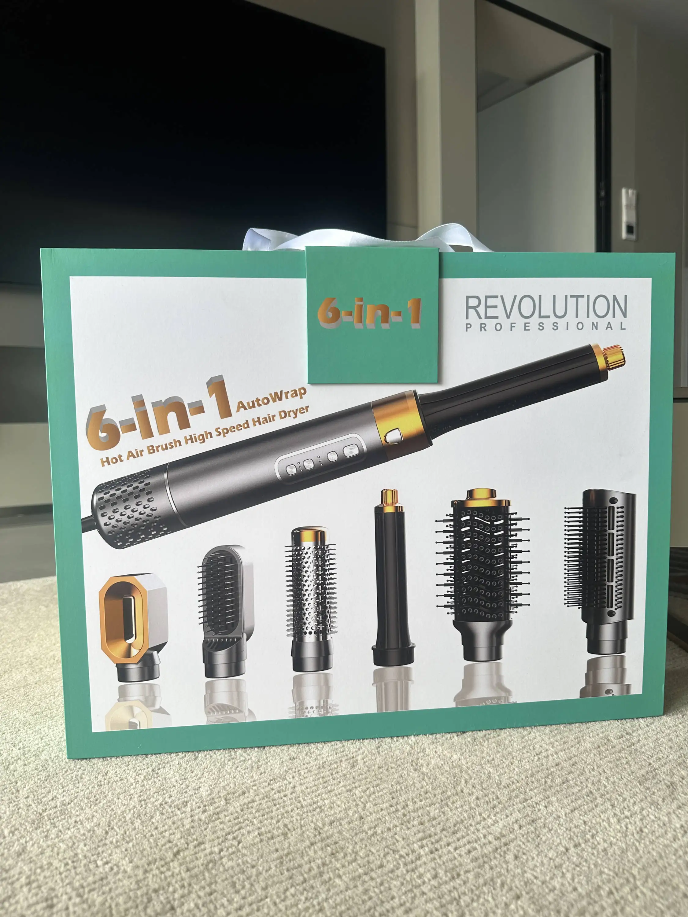 Dysons Airwraps Hs05 Complete Long Vinca Blue Multistyler Air Wrap