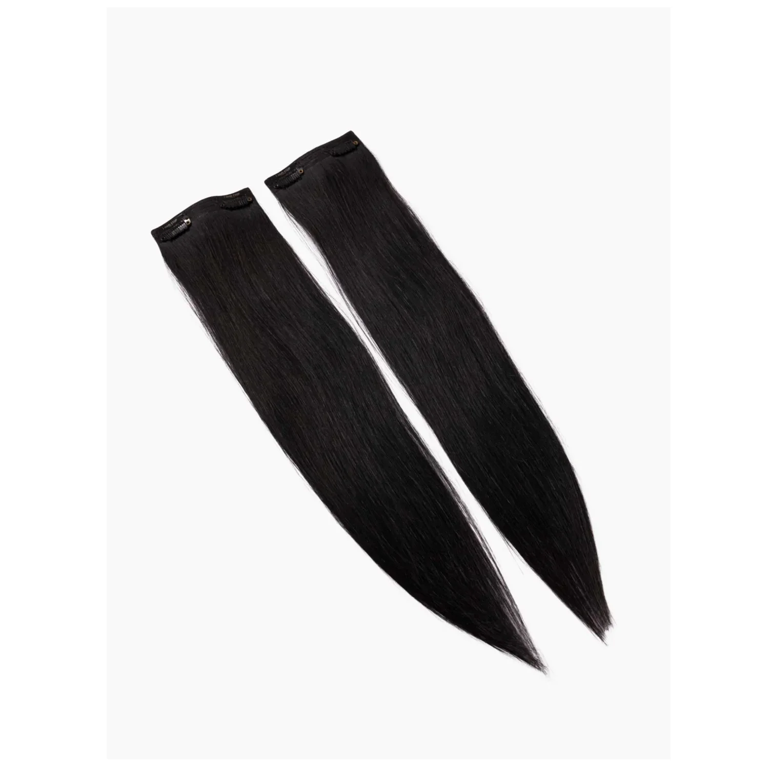 2 Set Volumizer Straight Hair Extension With 100 Remy Virgin Human