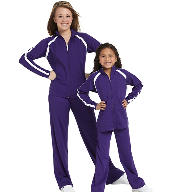 Custom Cheerleader Cheerleading Uniforms Warm Up Jackets And Pants