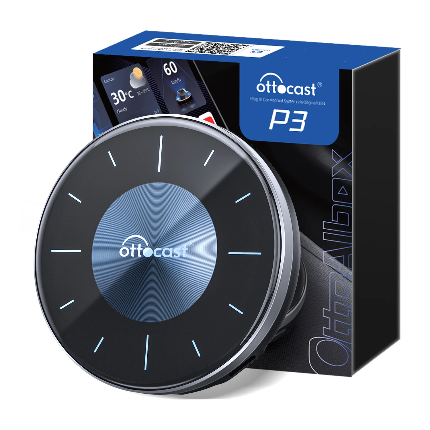 Ottoaibox P3 - Streaming Multimedia Box with Android 12