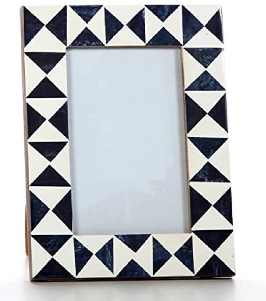 Direct Factory Supply Modern Luxury Design Bone Inlay Photo Frame With