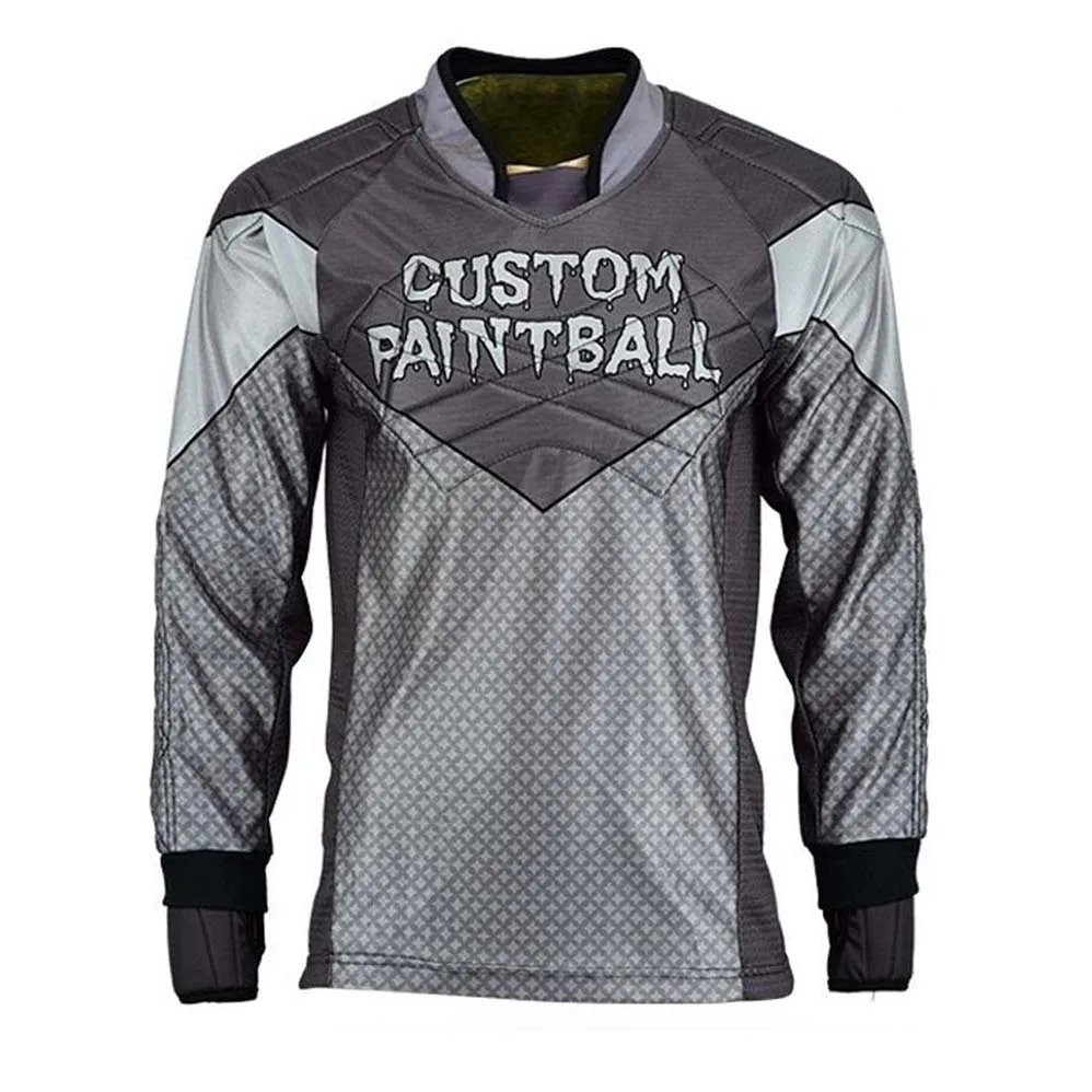 Wholesale Custom Design Sublimation Long Sleeve Paintball Jersey High