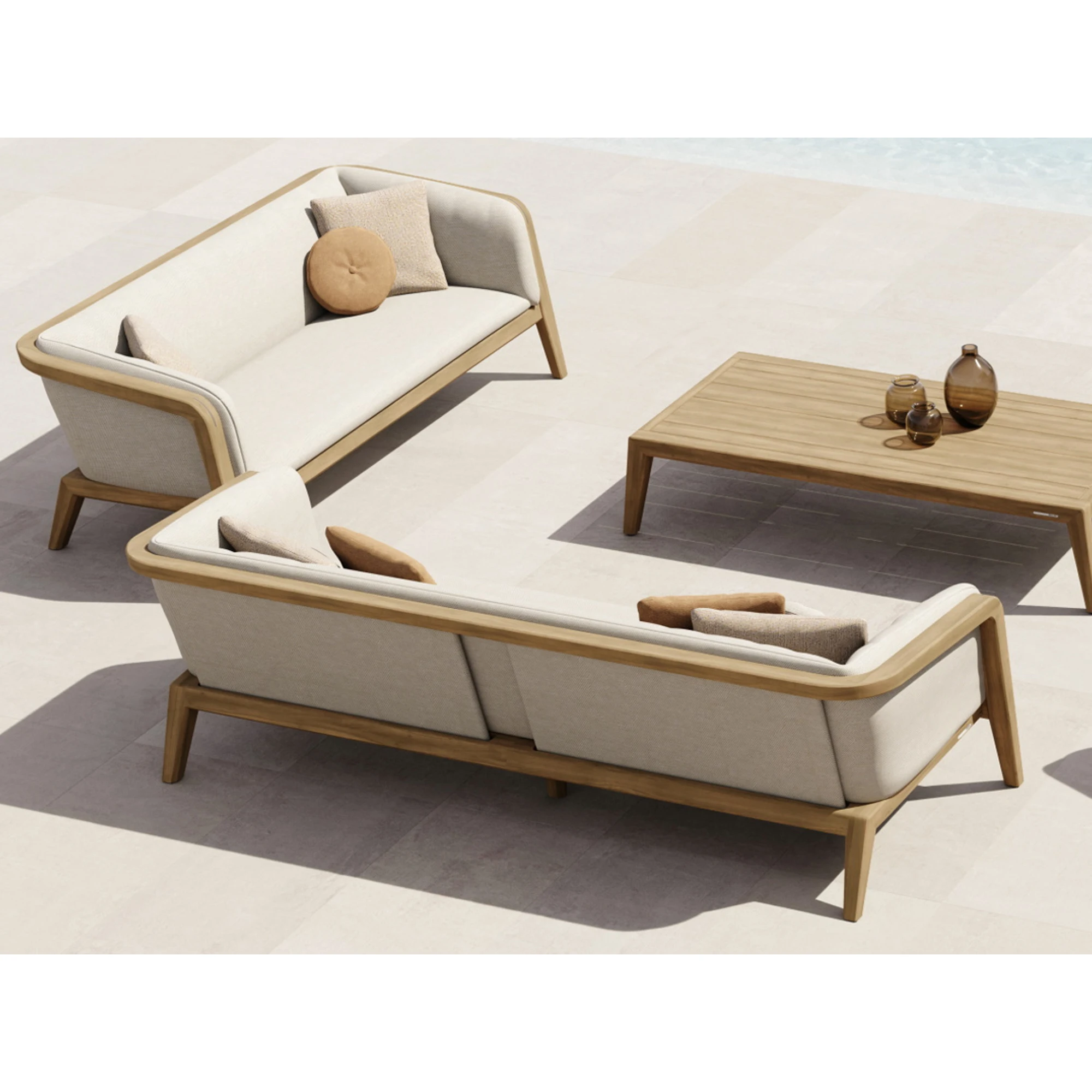 Teak Outdoor Sofa Sets Luxury Sofa Garden Furniture Rochele Buy