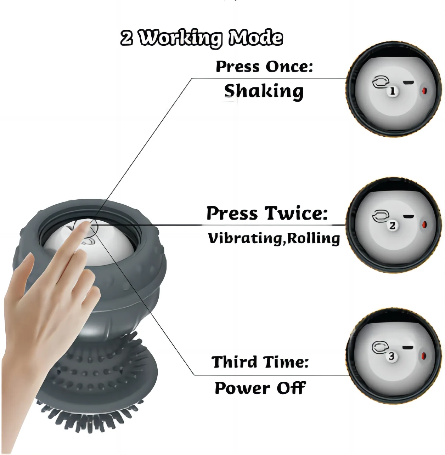 Interactive Dog Smart Pet Toys Rubber Durable Dog Training Chew Toy For