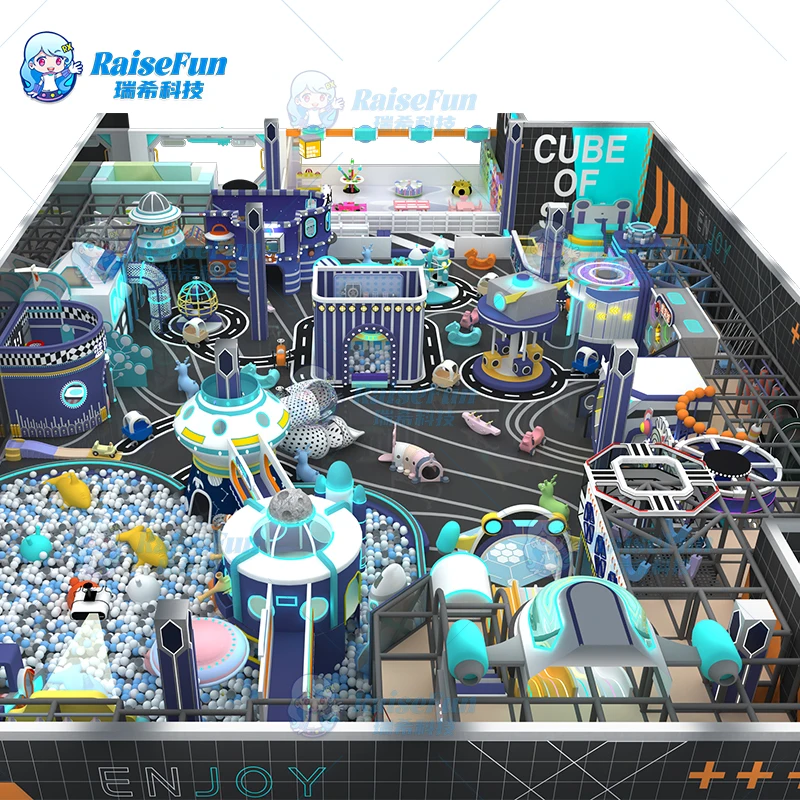 product raisefun high quality whole sale factory price solf playground indoor for kids for sale-1