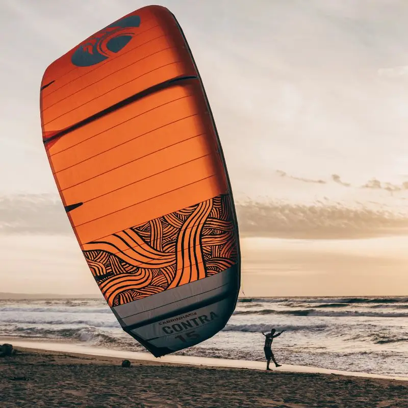 Sale Cabrinha Contra 1 Strut Surfing Kites 14m Red And Light Blue Color