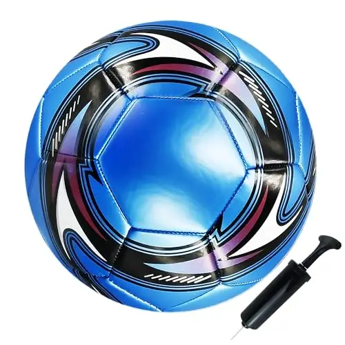 Blue Soccer Ball