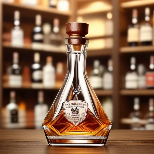 Most Popular Vodka Whisky Brandy Glass Bottle Triangle Shape Whisky Bottle Whisky Pocket Bottle