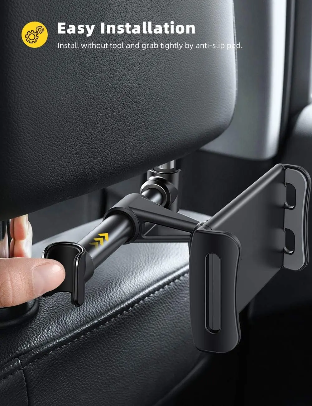 Universal Rotation Backseat Headrest Tablet Holder Car Mobile Phone