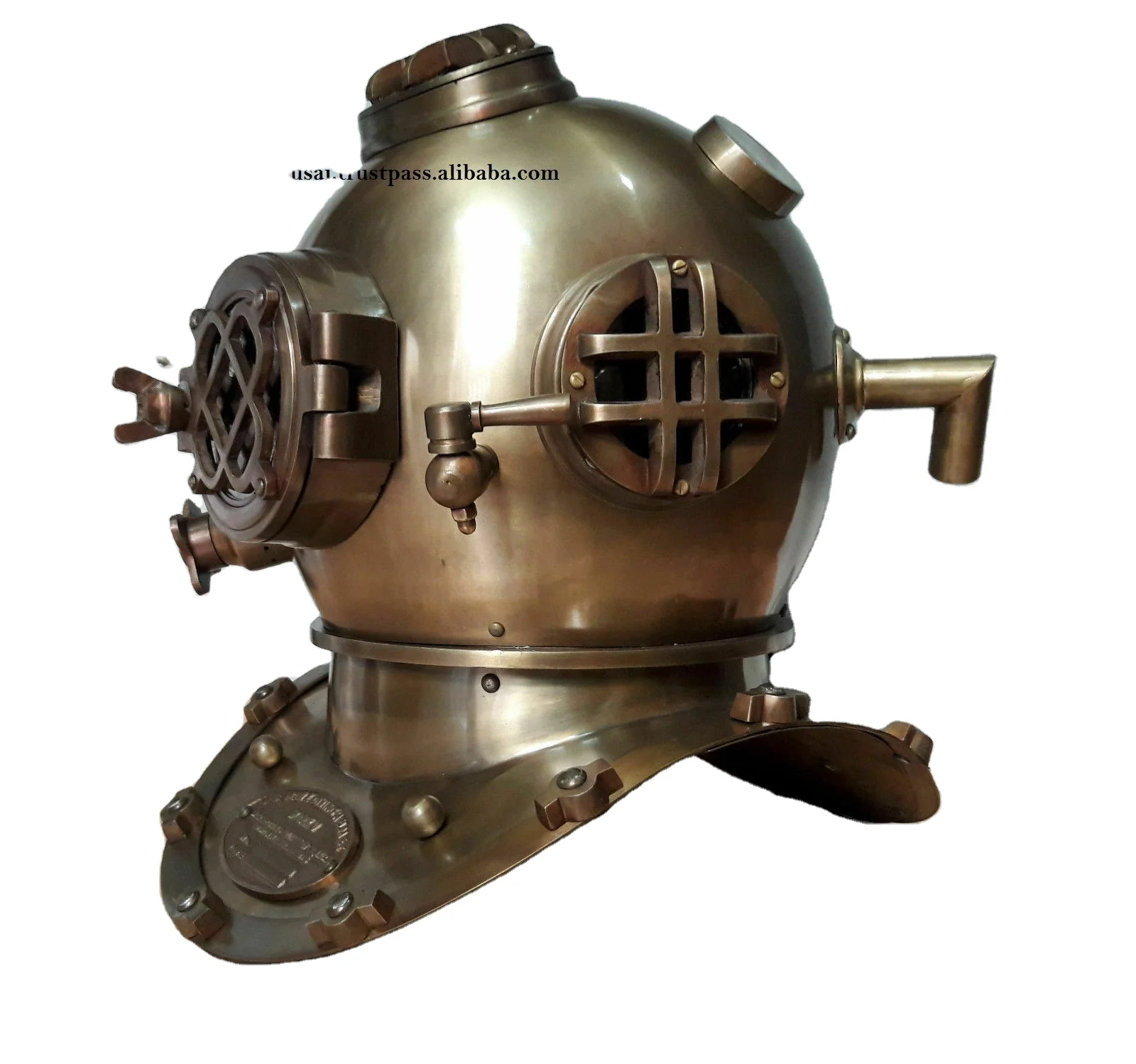Diving Helmet Antique U.s Navy Mark V Vintage Divers Helmet Replica Scuba 18 Inch For Deep Sea