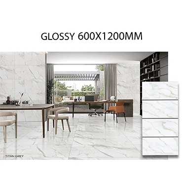 High Gloss White Ceramic Porcelanto Porcelain Floor Tiles For ... - Ceramic Tile Floors For Apartments