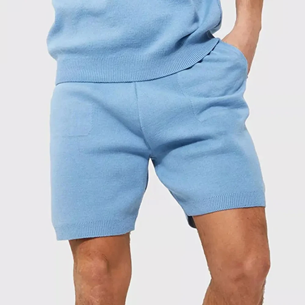 Wholesale Summer Wear New Design Men Casual Twin Sets Short Sleeve T