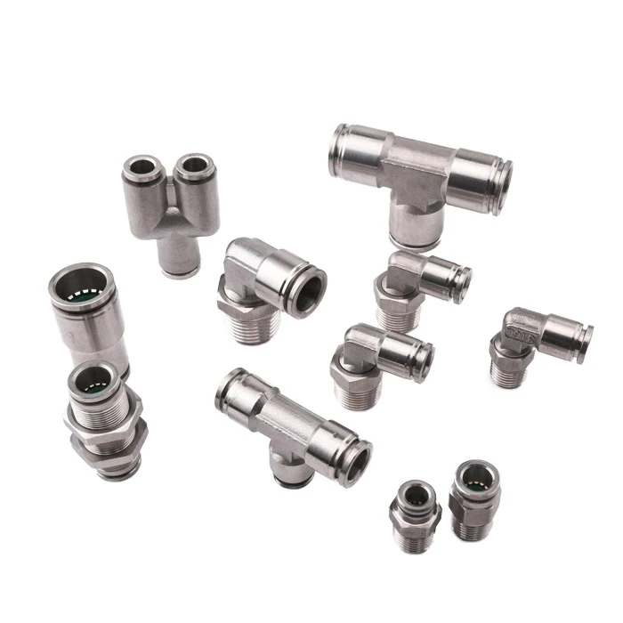 Pneumatic Steel Fittings Accessories Manufacturer Elbow Connector