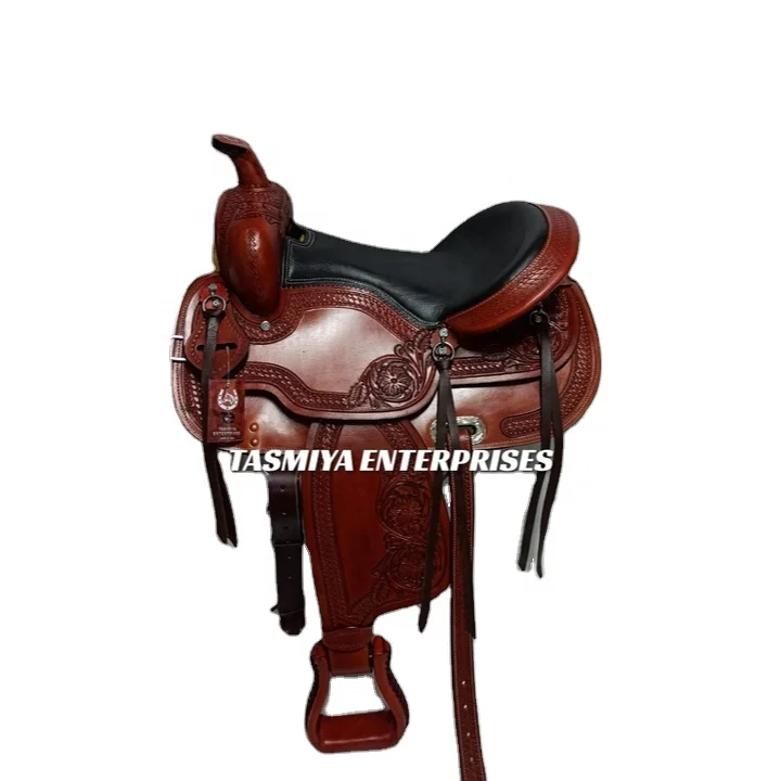 High Quality Heavy Duty Horse Saddles Leather Western Horse Saddle With