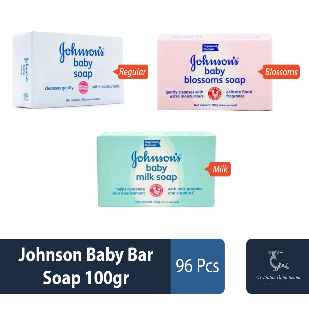 Wholesale Johnson Baby Bar Soap 100gr Variants Baby Care Soap Carton