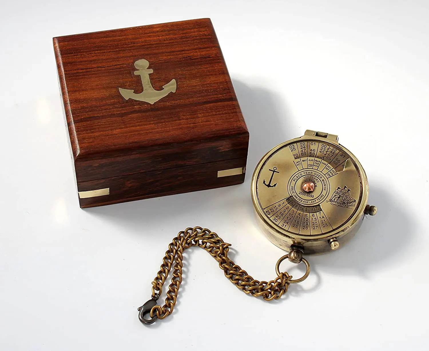 Compass Camping Travelling Equipment Boat Compass Engraved Brass