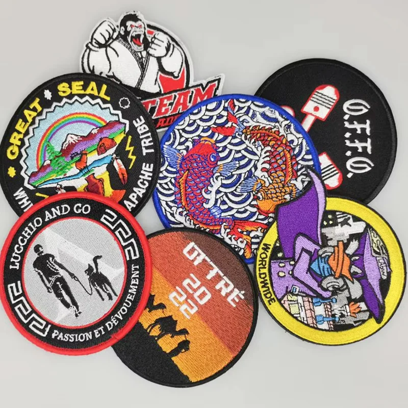 Flat Embroidery Patch Samples