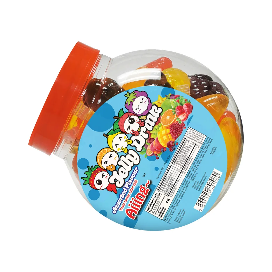 Aiiing Fruit Jelly Drink Tik Tok Fruit Shaped Jelly 40g X 30 Pcs X 8