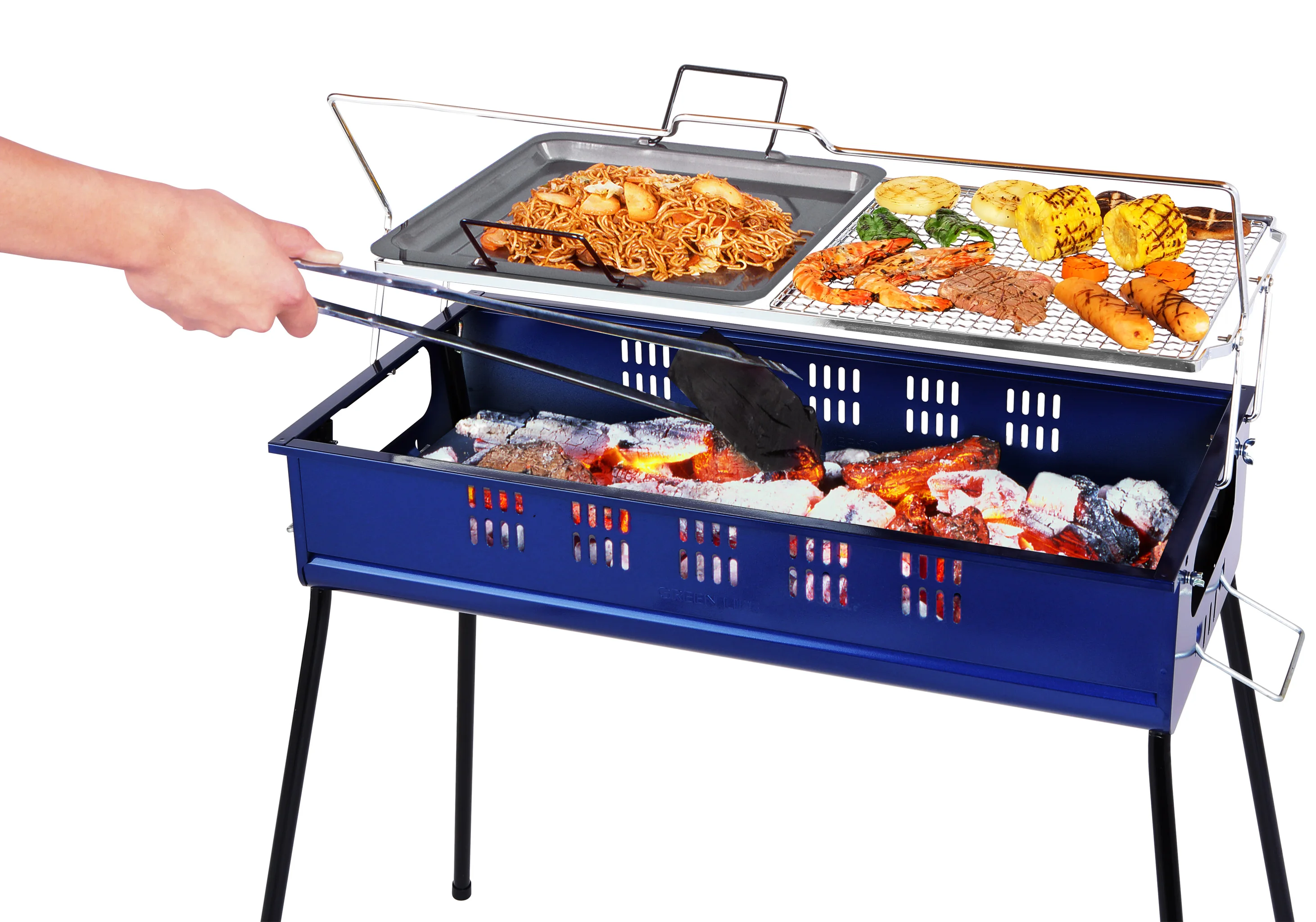 Charcoal Bbq Grill Easy Assembled Portable Charcoal Grill Light Weight