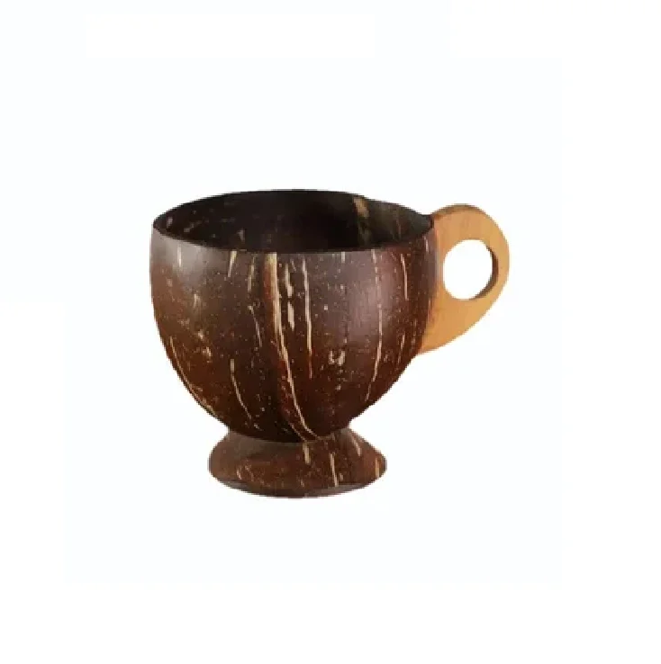 100% Biodegradable Natural Coconut Shell Drinking Cup Coconut Shell ...