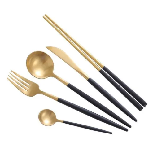 Export Quality Metal Stainless Steel Cutlery Set With Spoon Fork And
