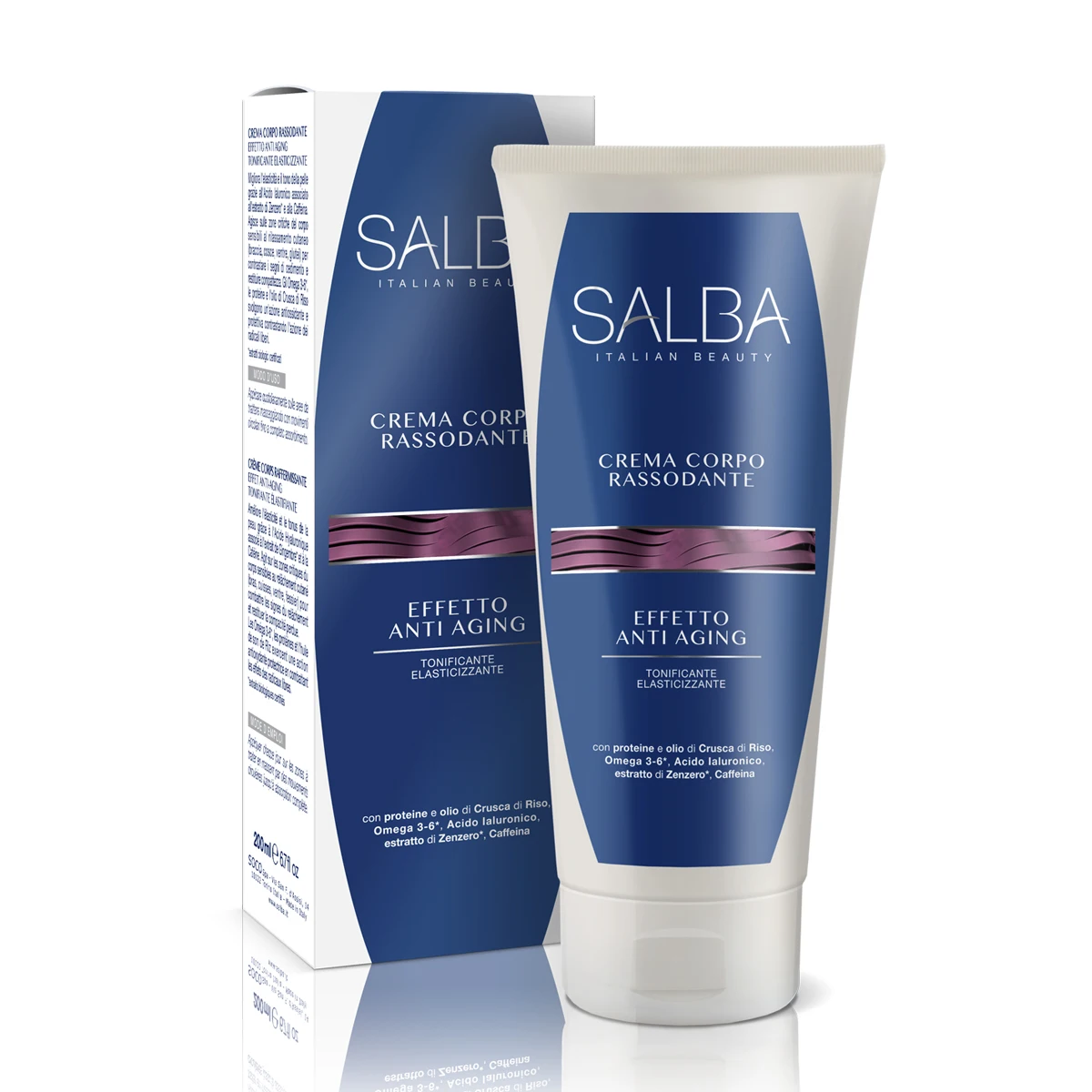 Salba Italian Beauty Firming Body Cream Toning Elasticizing Anti Aging