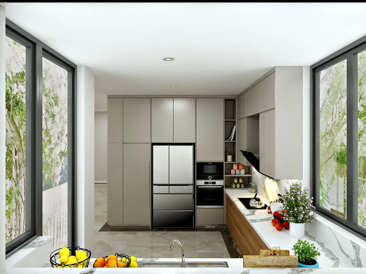Customized Kitchen Ready To Assemble Autocad Design Vietnam