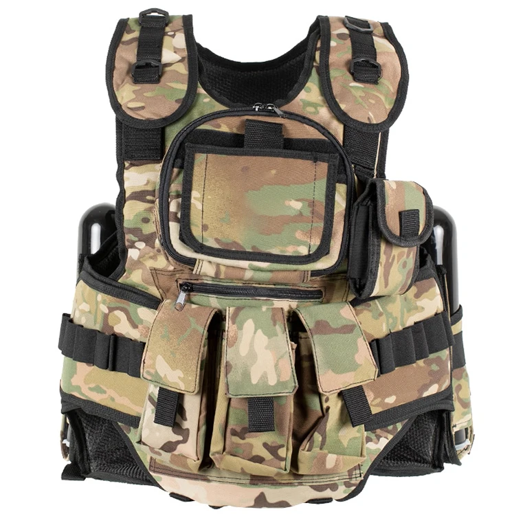 Lightweight Training Customization Harness Paintball Vest With Elastic