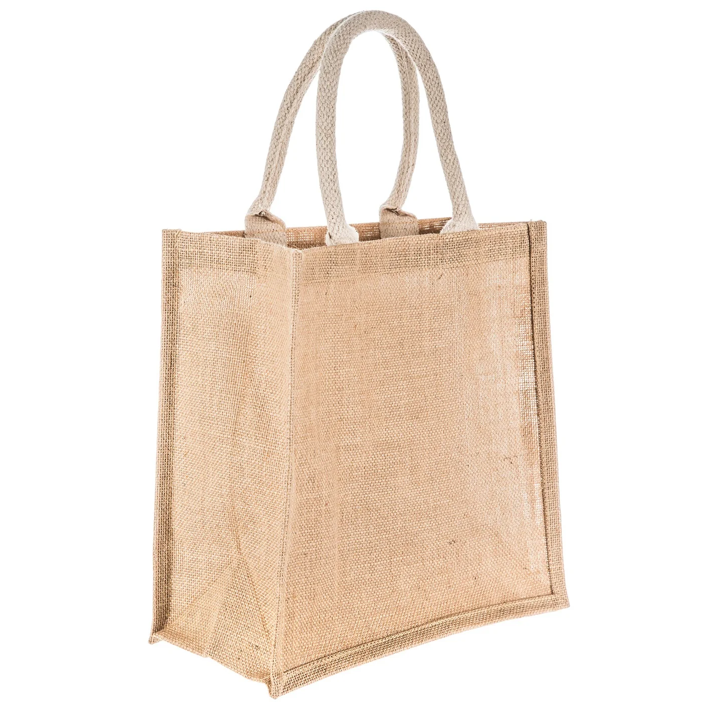 100 Export Oriented Waterproof Shopping Bag Portable Burlap Jute Tote