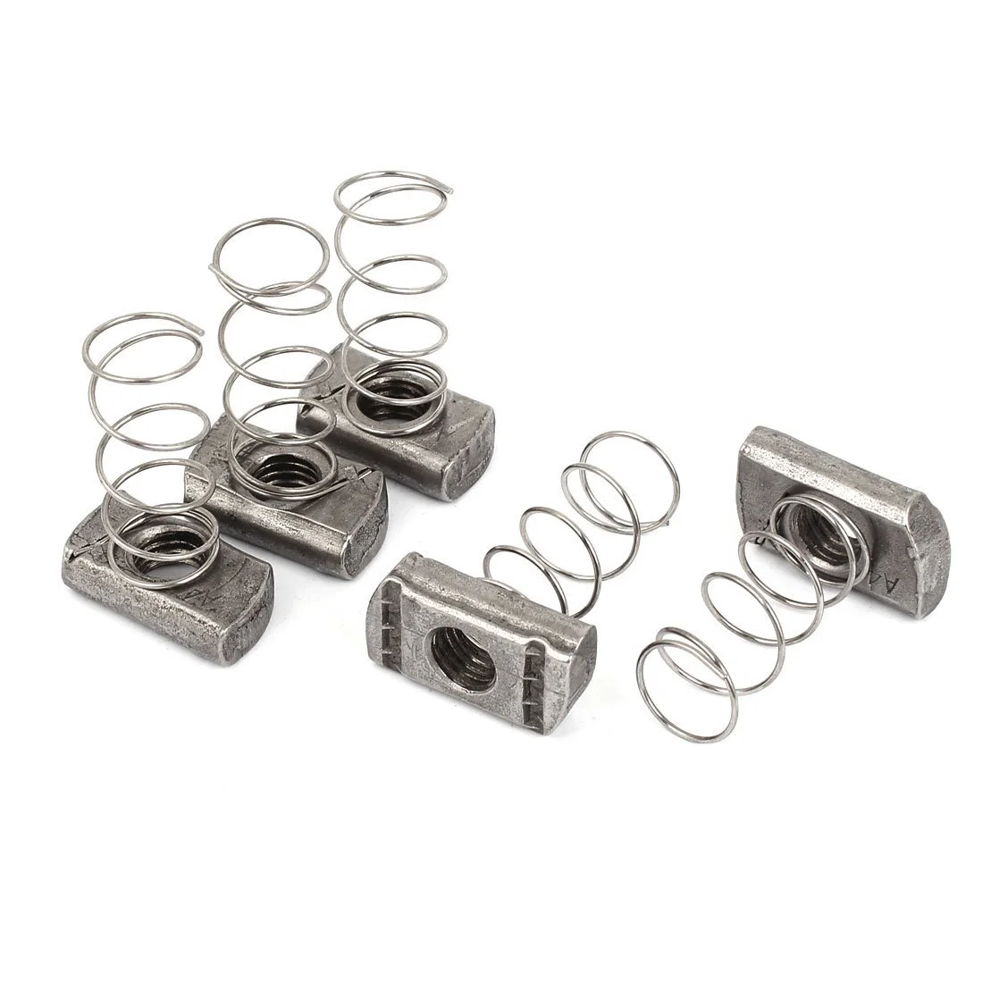 Steel Strut Channel Nuts Zinc Plated For Unistrut Standard Spring