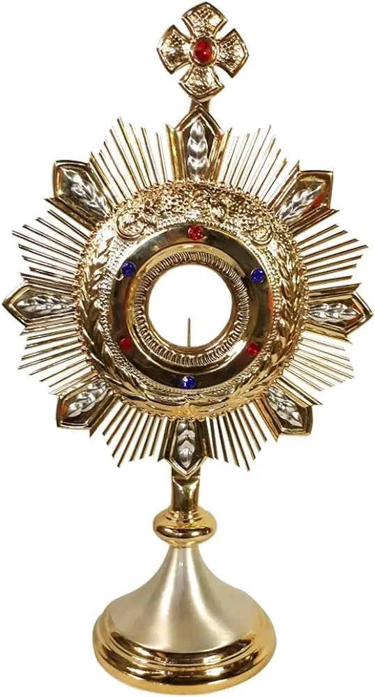 Superior Quality Monstrance Blessed Sacrament Eucharist Adoration ...