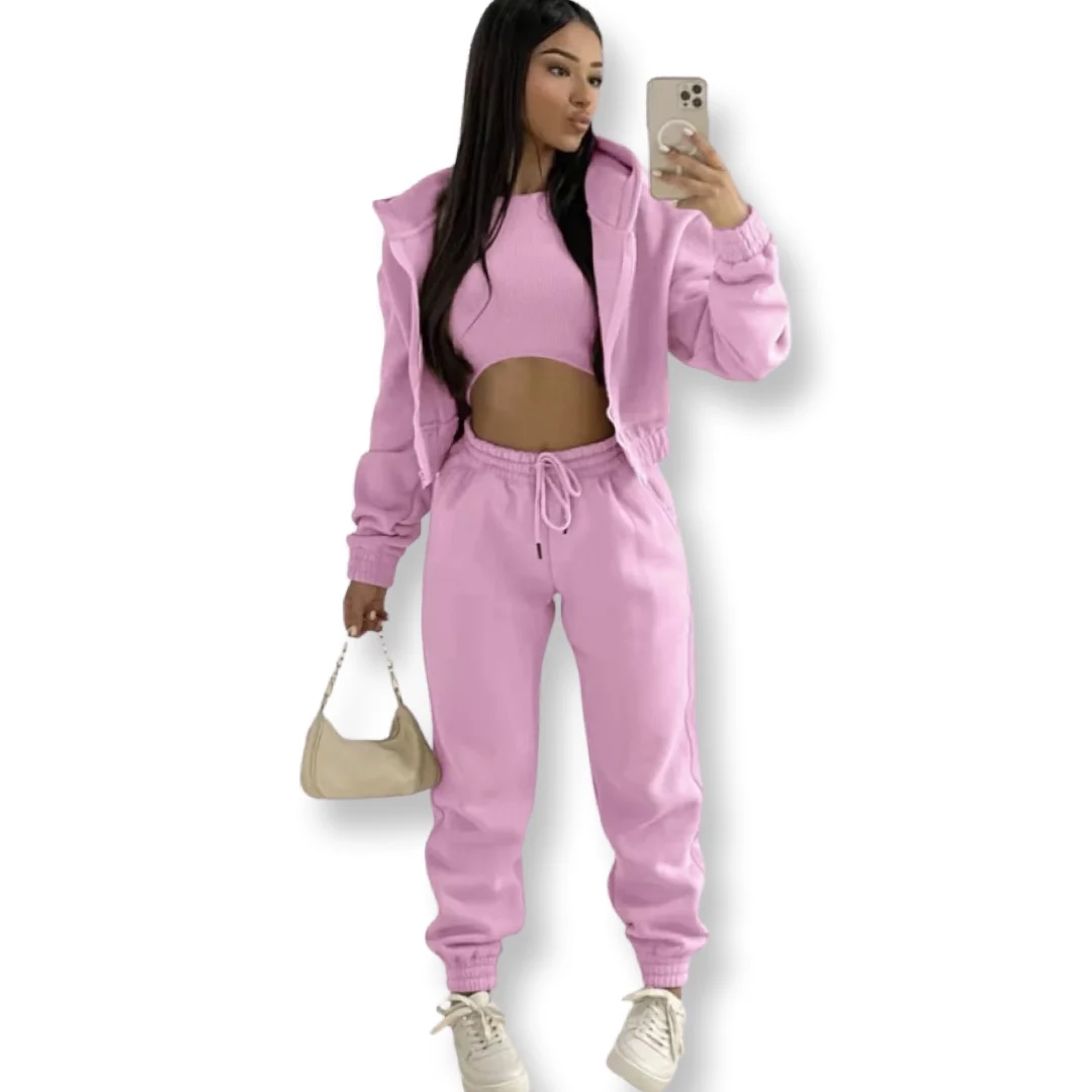 Women 2 Piece Jogging Sweat Pants Set Buy Women's Sets Tracksuits