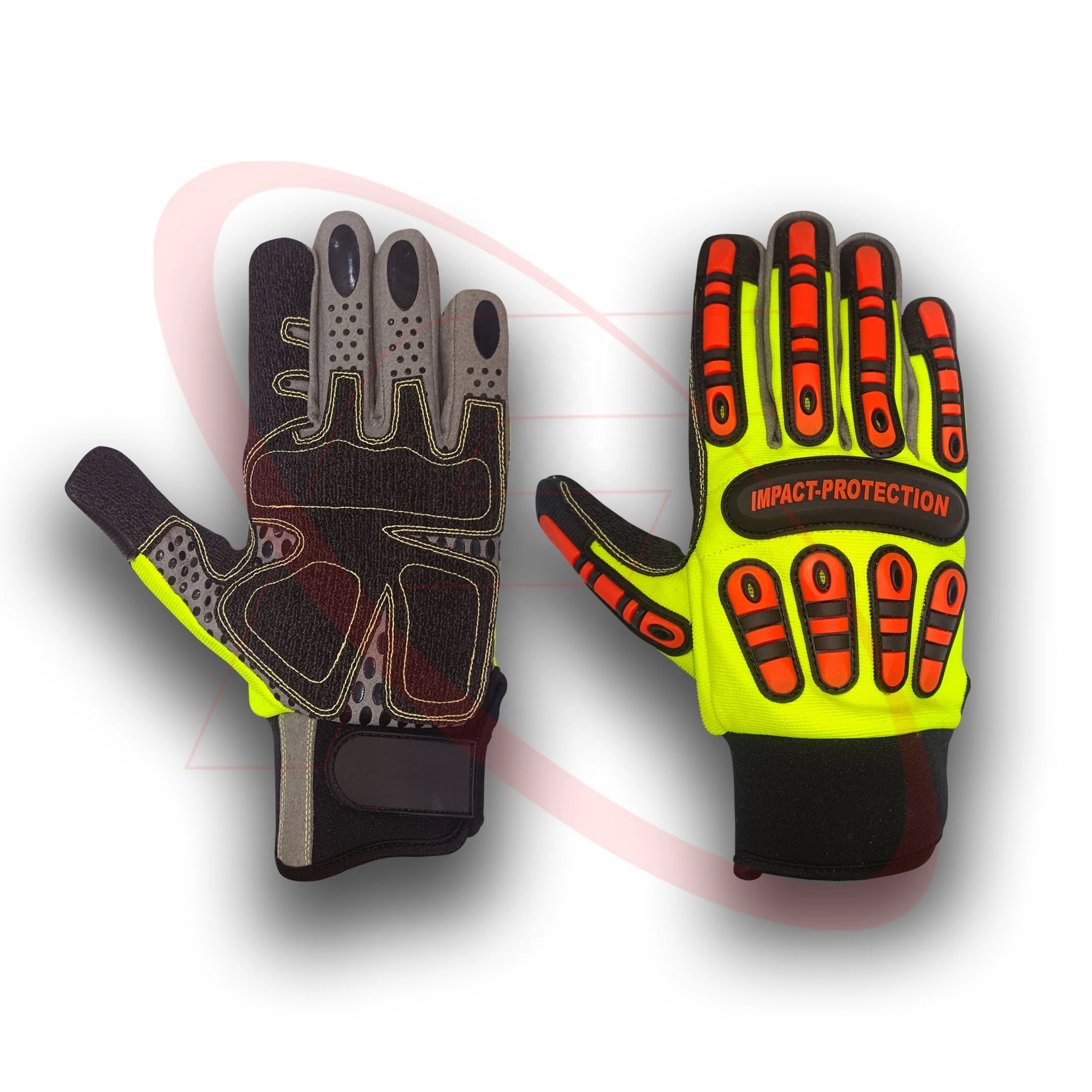 Impact Protective Mechanic Glove For Oil And Gas Field Top Quality Cut
