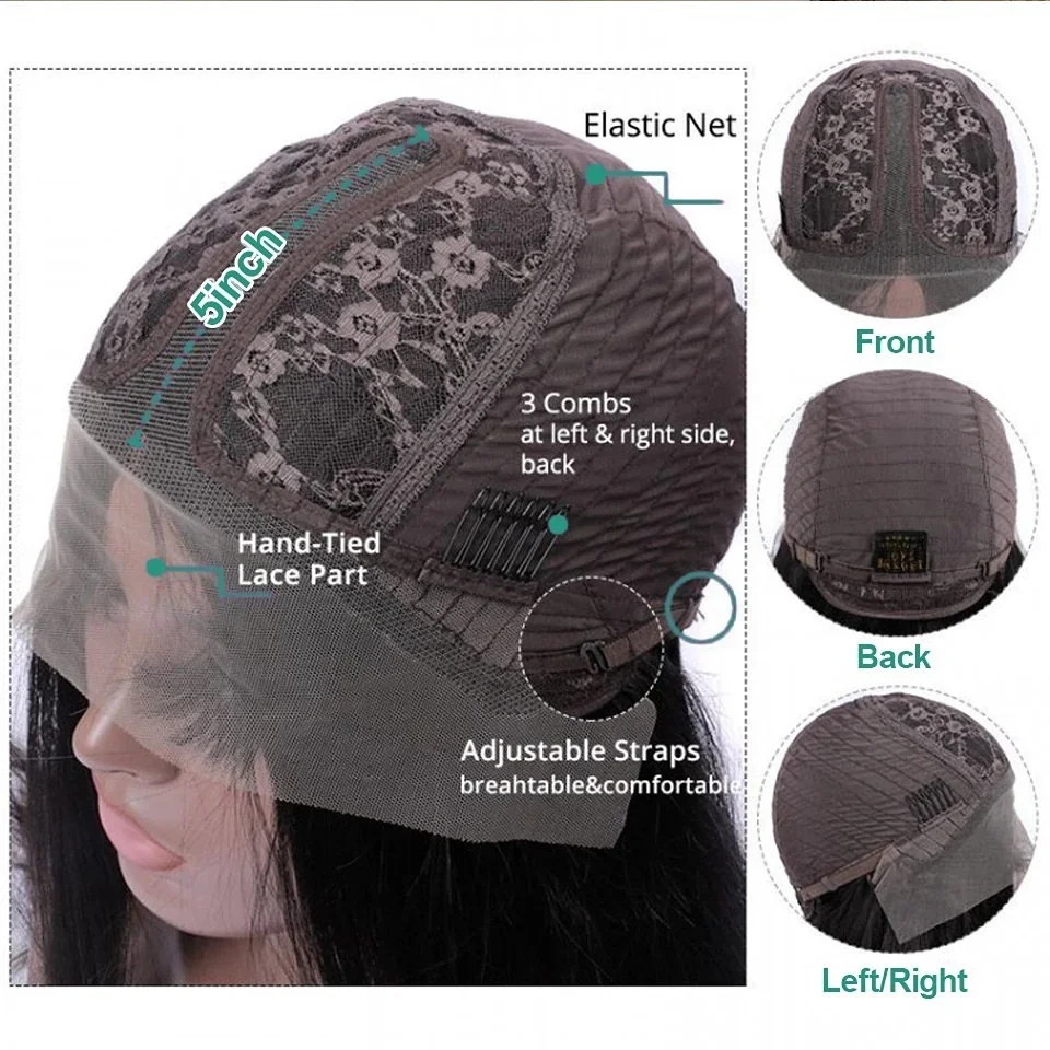 Lace Front Human Hair Wig Caps Authentic Hairpiece For Wigs 13x1t Lace Wig Buy Lace Front