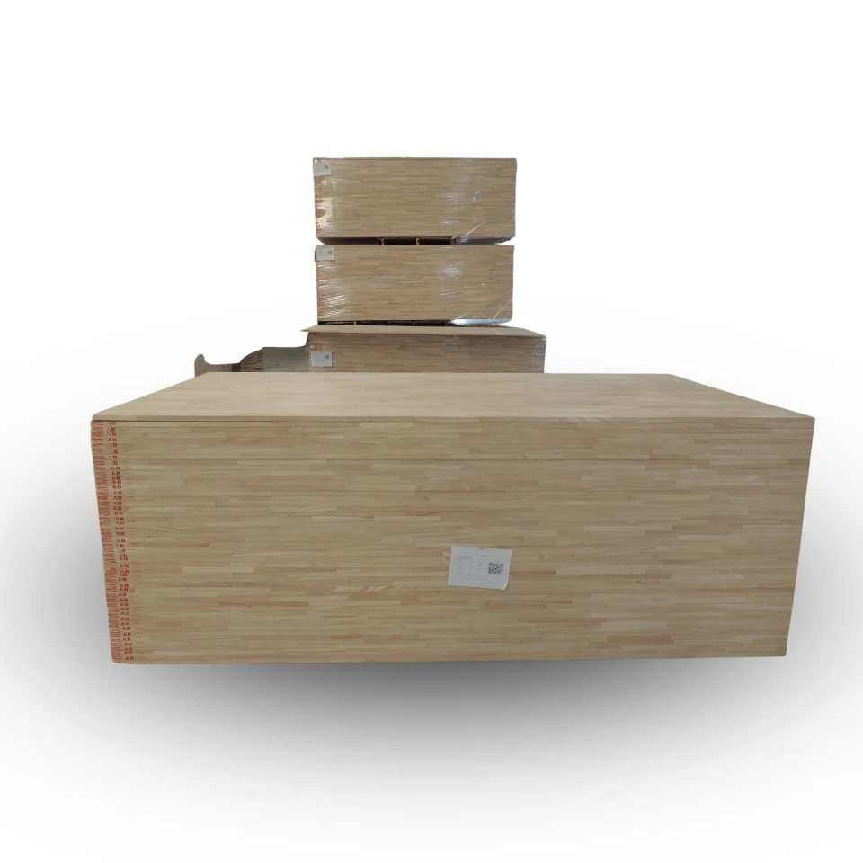 Rubber Wood Lamination Board In Vietnam Good Quality Reasonable Price Rubber Wood Work Top Fsc