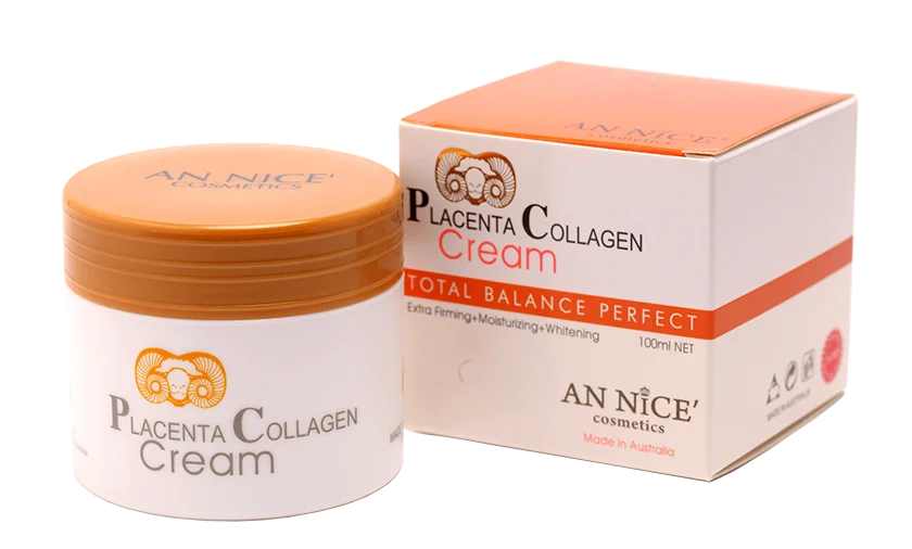Wrinklereducing With Placenta Collagen Face Creams From Australia