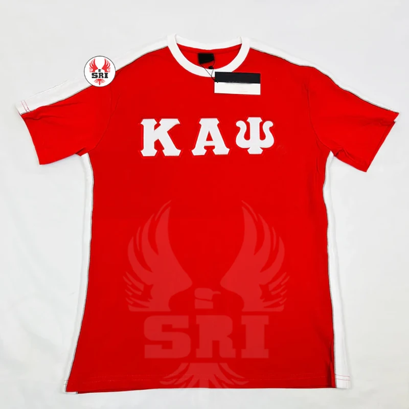 Kapa | Alpha | Psi T Shirts Custom Made Embroidery Greek Letters Men T ...